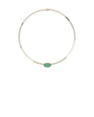 Jennifer Behr ELAINE カラーペンダントネックレス - Green,Metallic Silver. - サムネイル1
