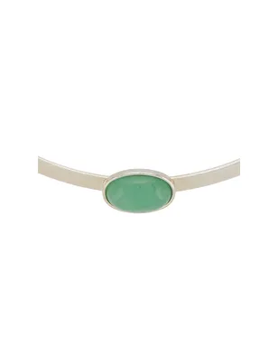 Jennifer Behr ELAINE カラーペンダントネックレス - Green,Metallic Silver. - サムネイル2