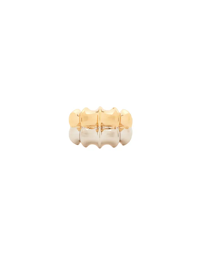 Jennifer Fisher Jennifer Fisher MURPHY リング - Metallic Gold,Metallic Silver.の商品画像
