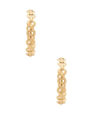 Jennifer Fisher Link Baby Hoop Earrings - サムネイル3