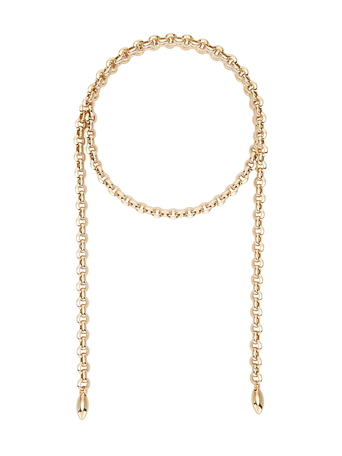 Jennifer Fisher 40 LINK WRAP AROUND NECKLACE 約102CM リンクラップアラウンドネックレス - 画像1