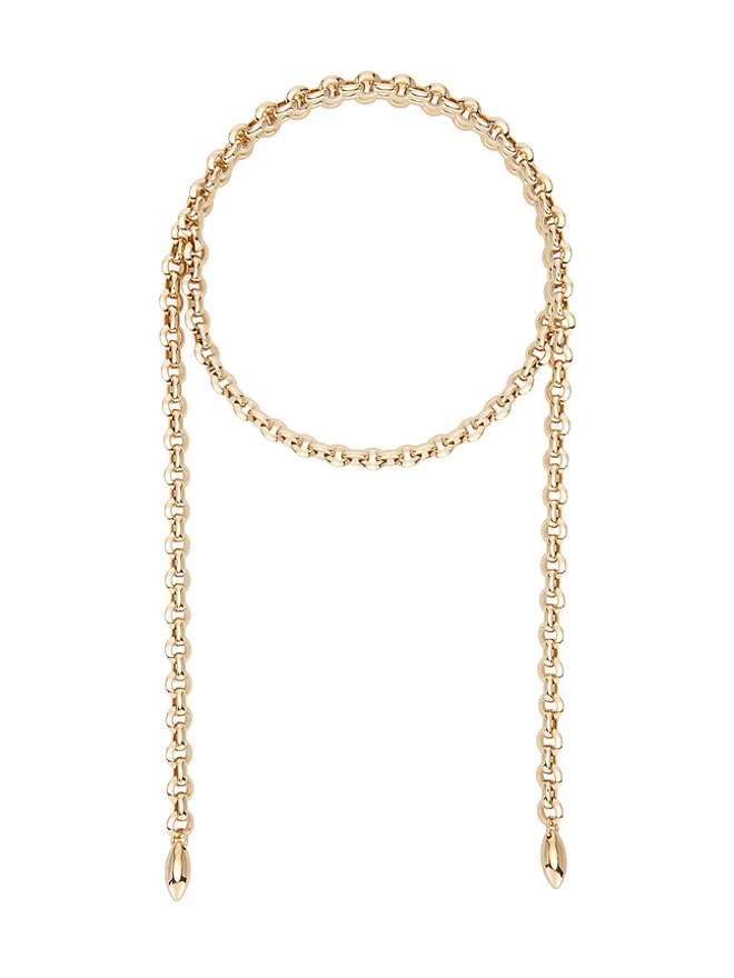 Jennifer Fisher Jennifer Fisher 40 LINK WRAP AROUND NECKLACE 約102CM リンクラップアラウンドネックレスの商品画像