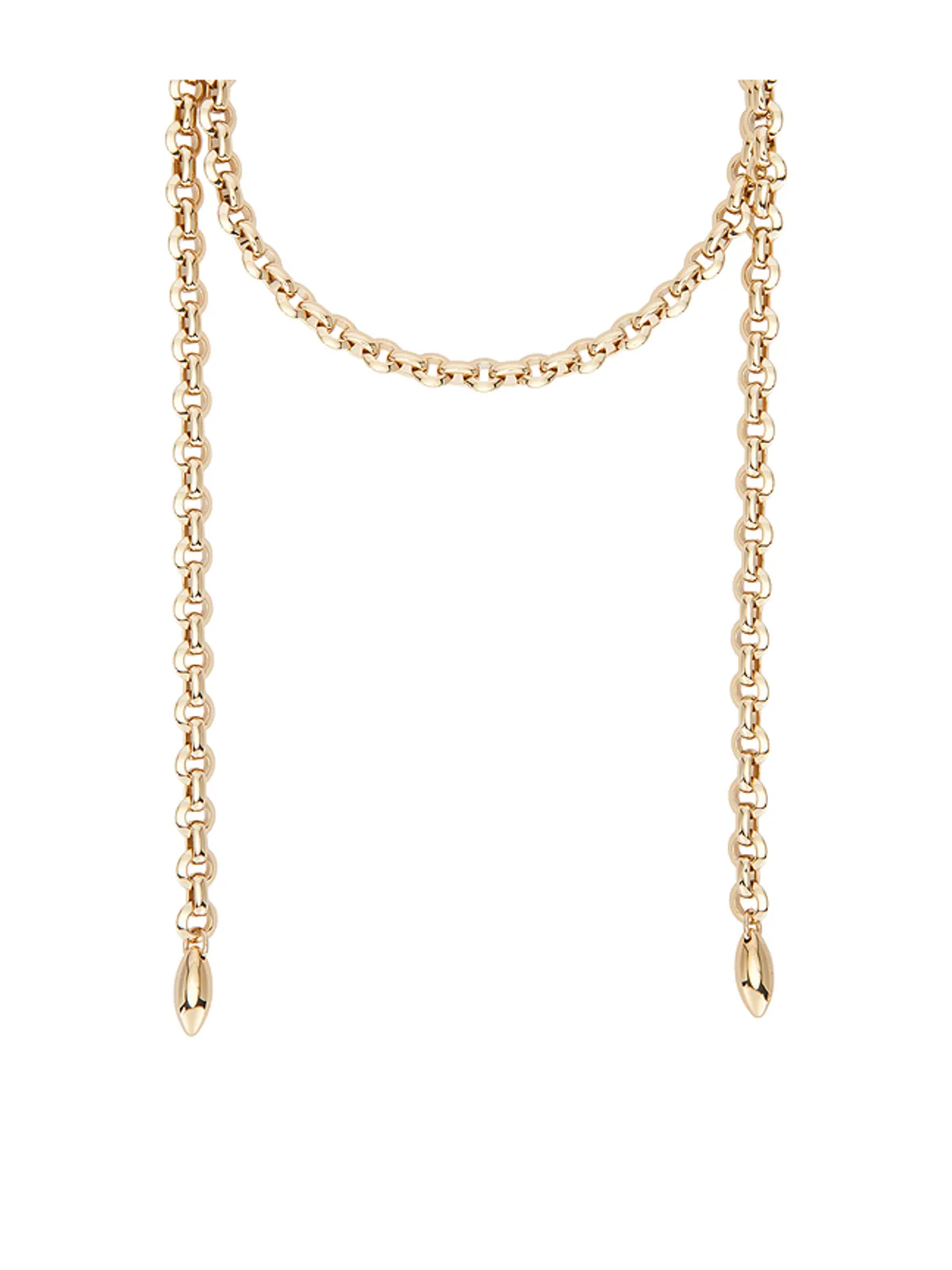Jennifer Fisher 40 LINK WRAP AROUND NECKLACE 約102CM リンクラップアラウンドネックレス - 画像2