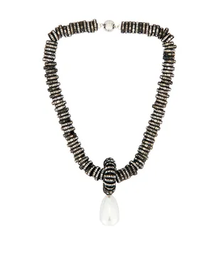 Julietta PEARL ペンダントネックレス - Black,White. - サムネイル1