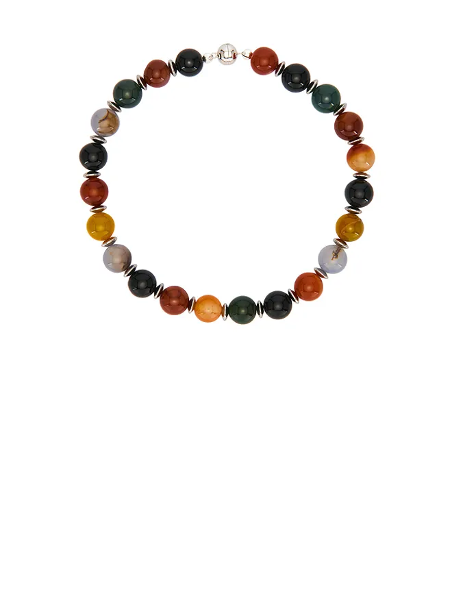 Julietta Julietta MAVIS ビーズ付装飾ネックレス - Orange,Green.の商品画像