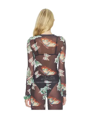 Juliet Johnstone MESH LONG SLEEVE トップ - サムネイル3