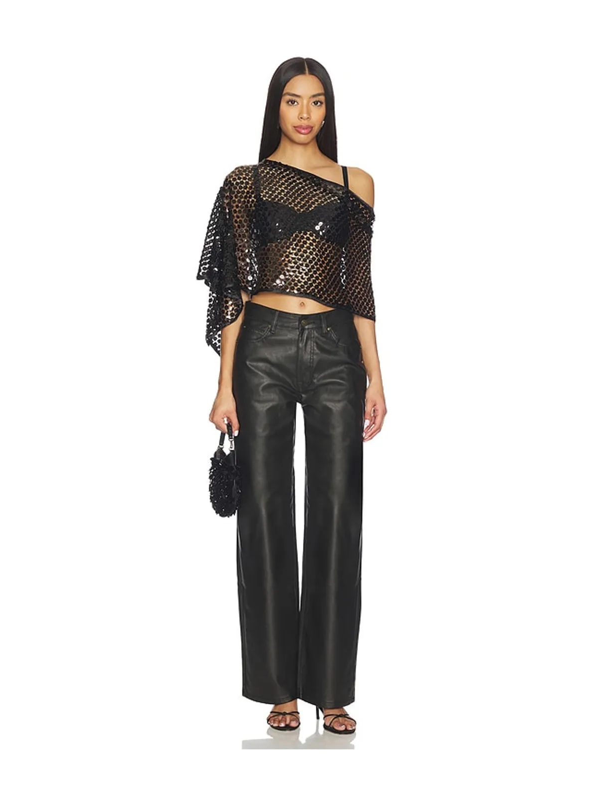 Jaded London SEQUIN CAPE トップ - 画像5
