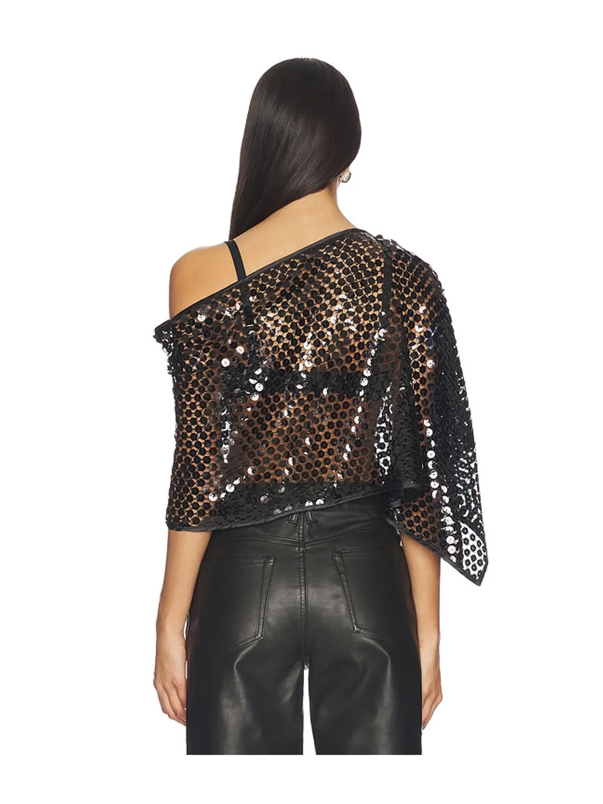 Jaded London SEQUIN CAPE トップ - 画像4