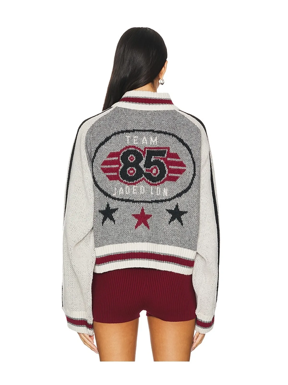 Jaded London TEAM 85 ニットボンバージャケット - 画像5