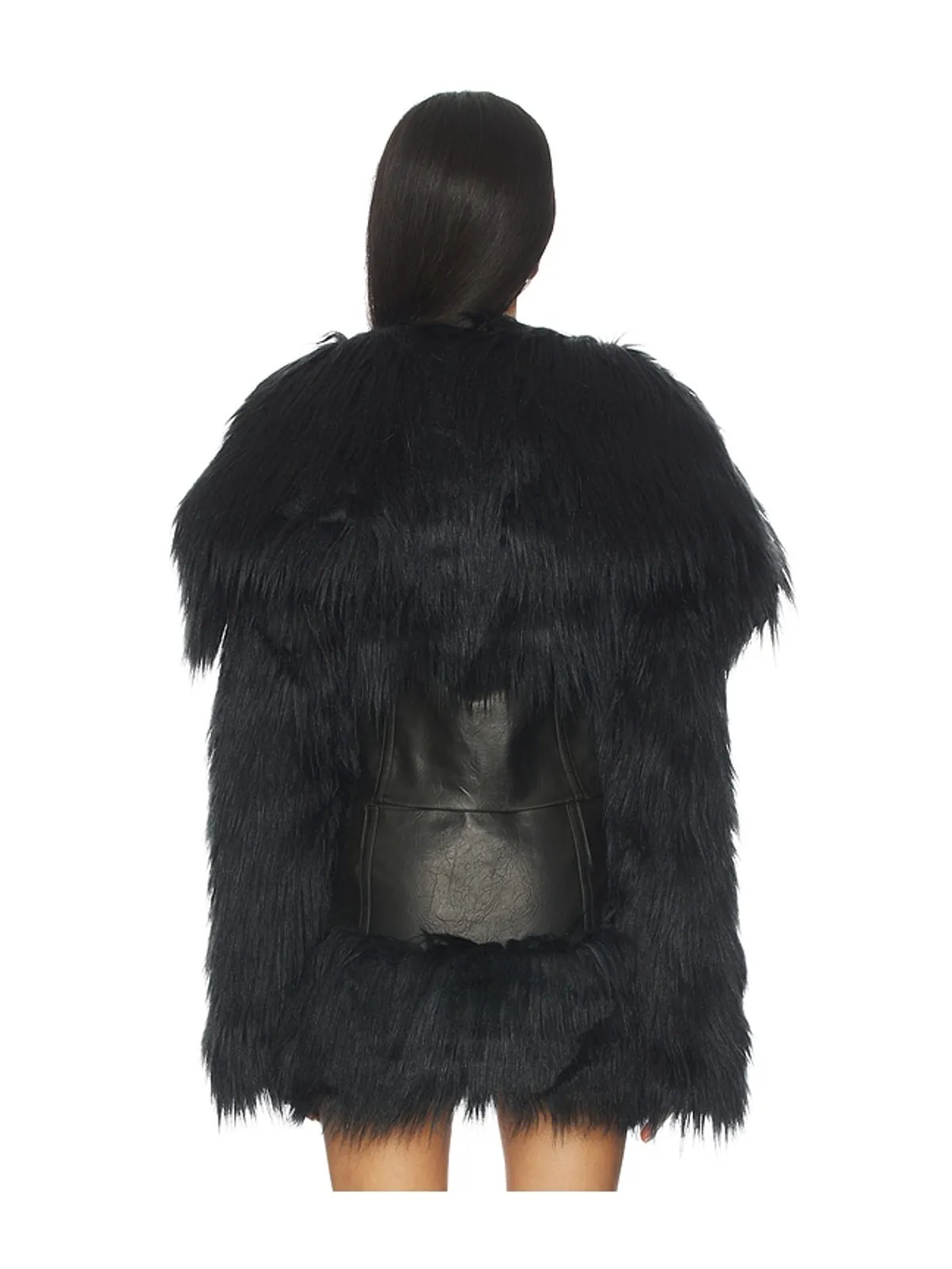Jaded London FAUX FUR CROPPED ジャケット - 画像3