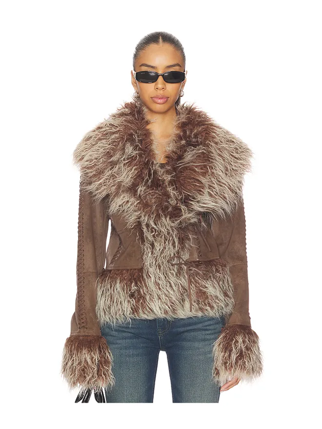 Jaded London Jaded London MONGOLIAN FAUX FUR ジャケットの商品画像