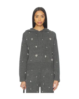 SIMKHAI Karmen Embellished Hooded Top - サムネイル1