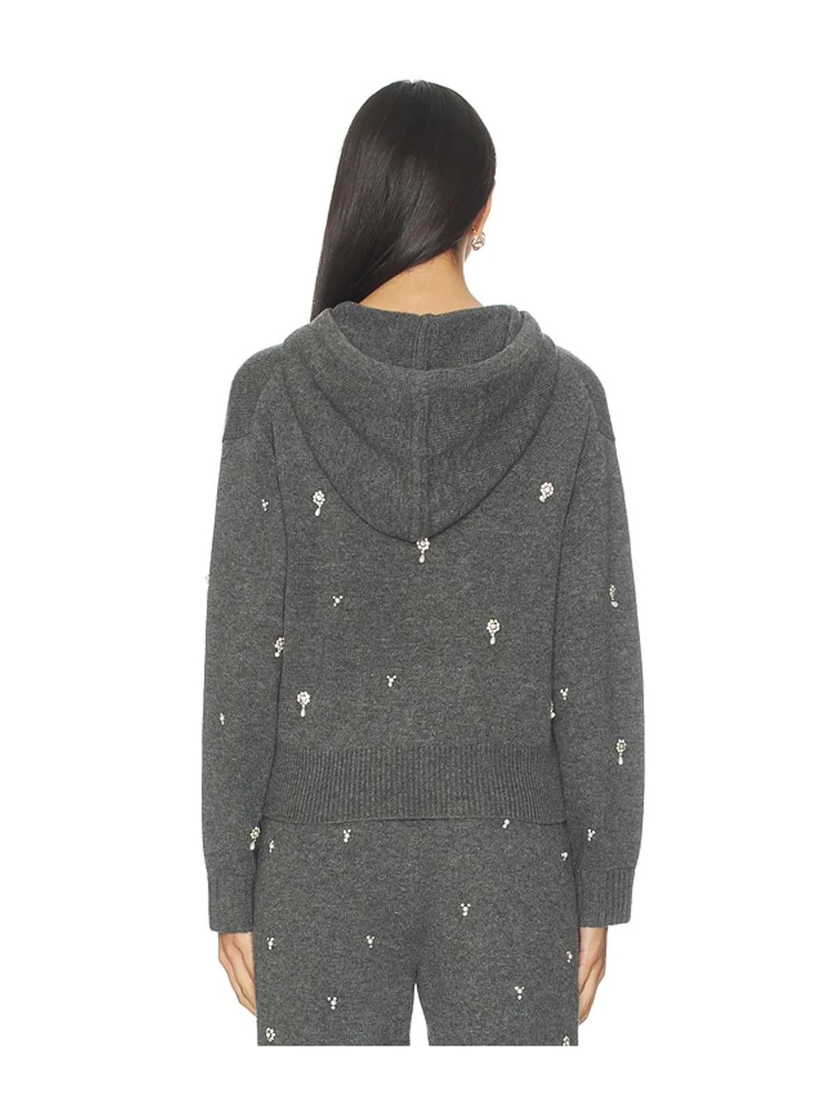 SIMKHAI Karmen Embellished Hooded Top - 画像3