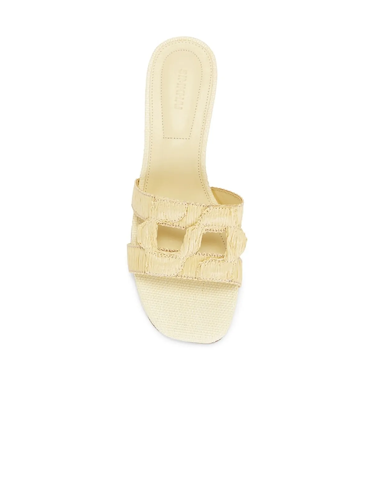SIMKHAI MONOGRAM RAFFIA BLOCK ヒール - 画像4