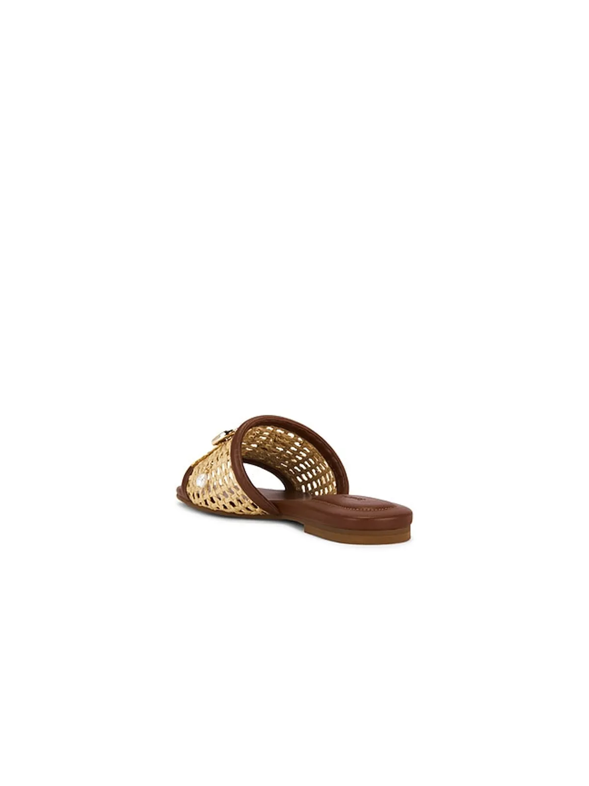 SIMKHAI CASPIAN RAFFIA NETTED FLAT サンダル - 画像3