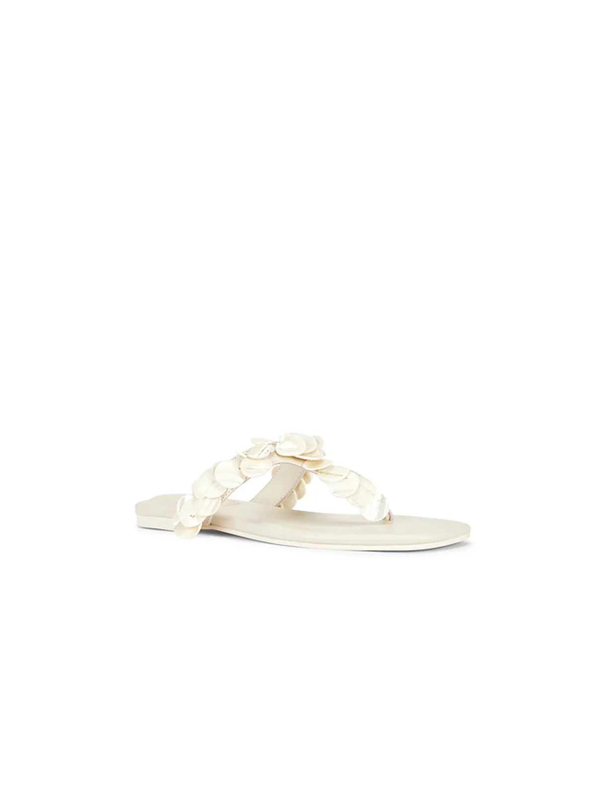 SIMKHAI ELIN NATURAL SHELL BEADED THONG サンダル - 画像2