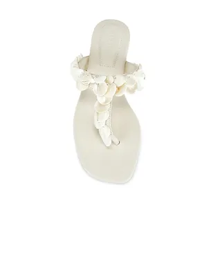 SIMKHAI ELIN NATURAL SHELL BEADED THONG サンダル - サムネイル4