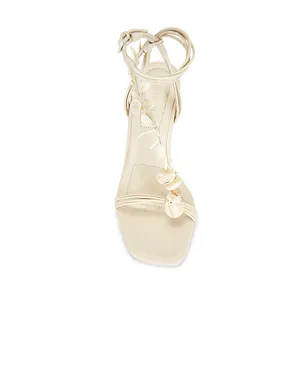 SIMKHAI ELIN NATURAL SHELL BEADED STRAPPY ヒール - サムネイル4