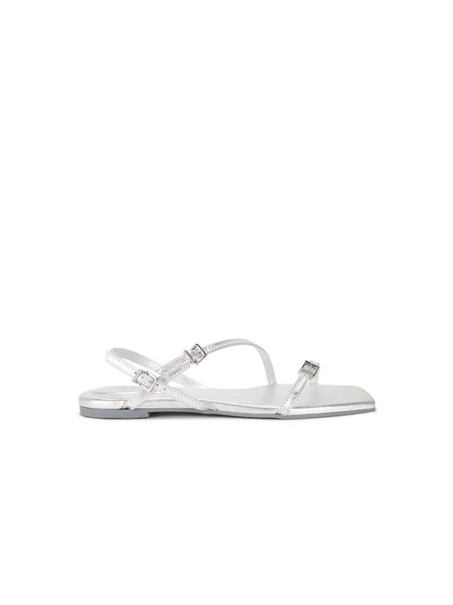SIMKHAI SIMKHAI CAREY サンダル - Metallic Silver, grey.の商品画像