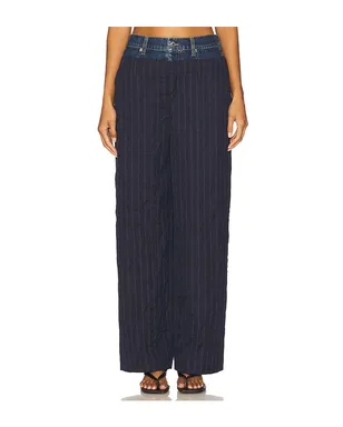 SIMKHAI Ophelia Double Waistband Combo Pant - サムネイル1