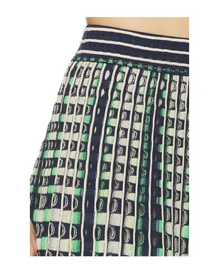 SIMKHAI DRUE ミディ丈スカート - Navy,Green. - サムネイル6