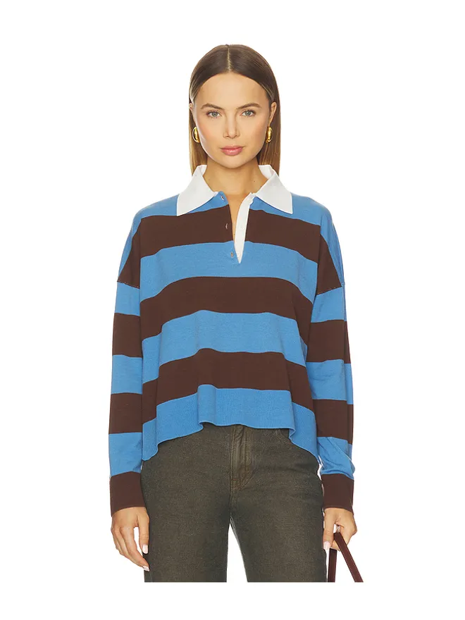 SIMKHAI SIMKHAI CARSON ラグビーポロトップの商品画像