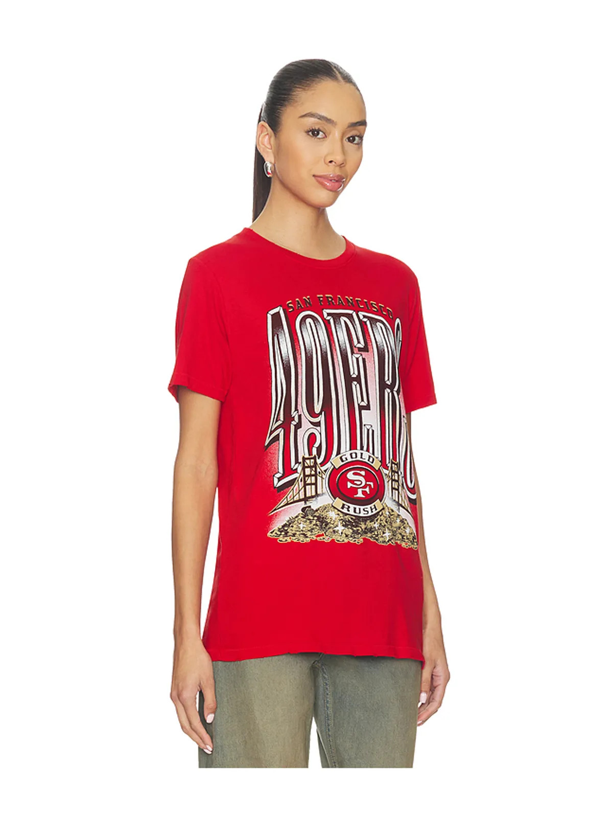 Junk Food 49ERS GOLD RUSH ビンテージTシャツ - 画像2