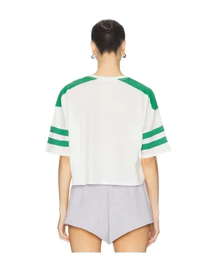 Junk Food EAGLES クロップTシャツ - White,Green. - サムネイル3