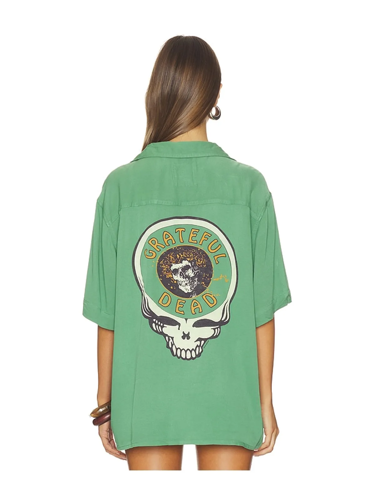 Junk Food GRATEFUL DEAD SKULL THE CAMP SHIRT ボタンアップシ���ツ - 画像4