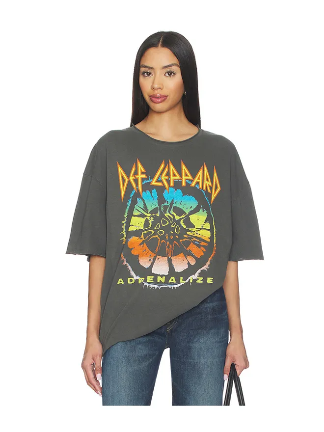 Junk Food Junk Food DEF LEPPARD THE BIGGIE TEE オーバーサイズグラフィックTシャツの商品画像