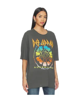 Junk Food DEF LEPPARD THE BIGGIE TEE オーバーサイズグラフィックTシャツ - サムネイル2