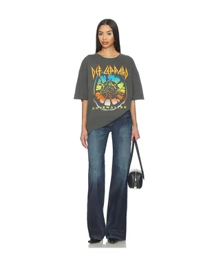Junk Food DEF LEPPARD THE BIGGIE TEE オーバーサイズグラフィックTシャツ - サムネイル4