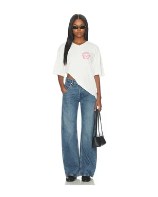 Junk Food CAN YOU FEEL IT THE V-NECK HOCKEY TEE グラフィックVネックTシャツ - サムネイル5
