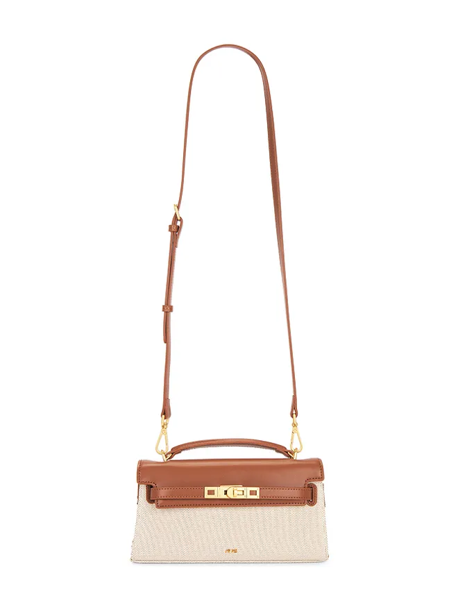 JW PEI JW PEI NOOR トップハンドルバッグ - Brown,Beige.の商品画像