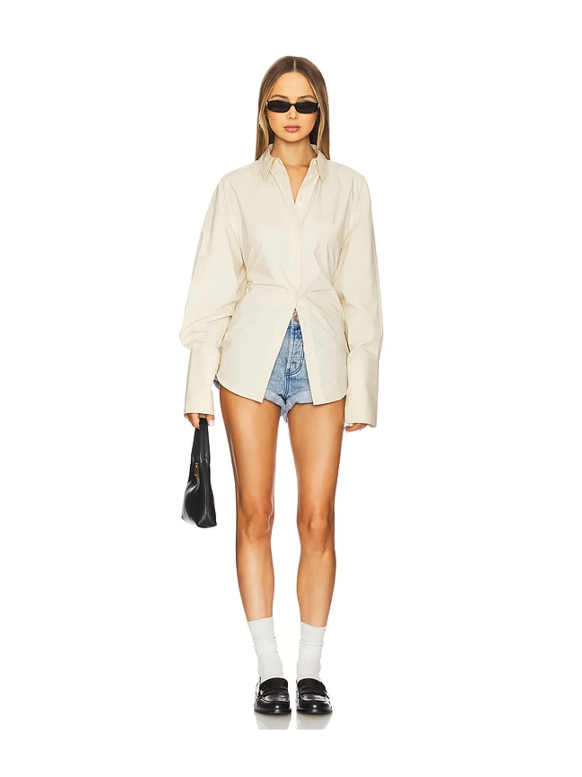 One Teaspoon Messed Up Bandits Low Waist Denim Short - 画像5
