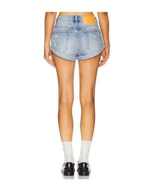One Teaspoon Messed Up Bandits Low Waist Denim Short - サムネイル4