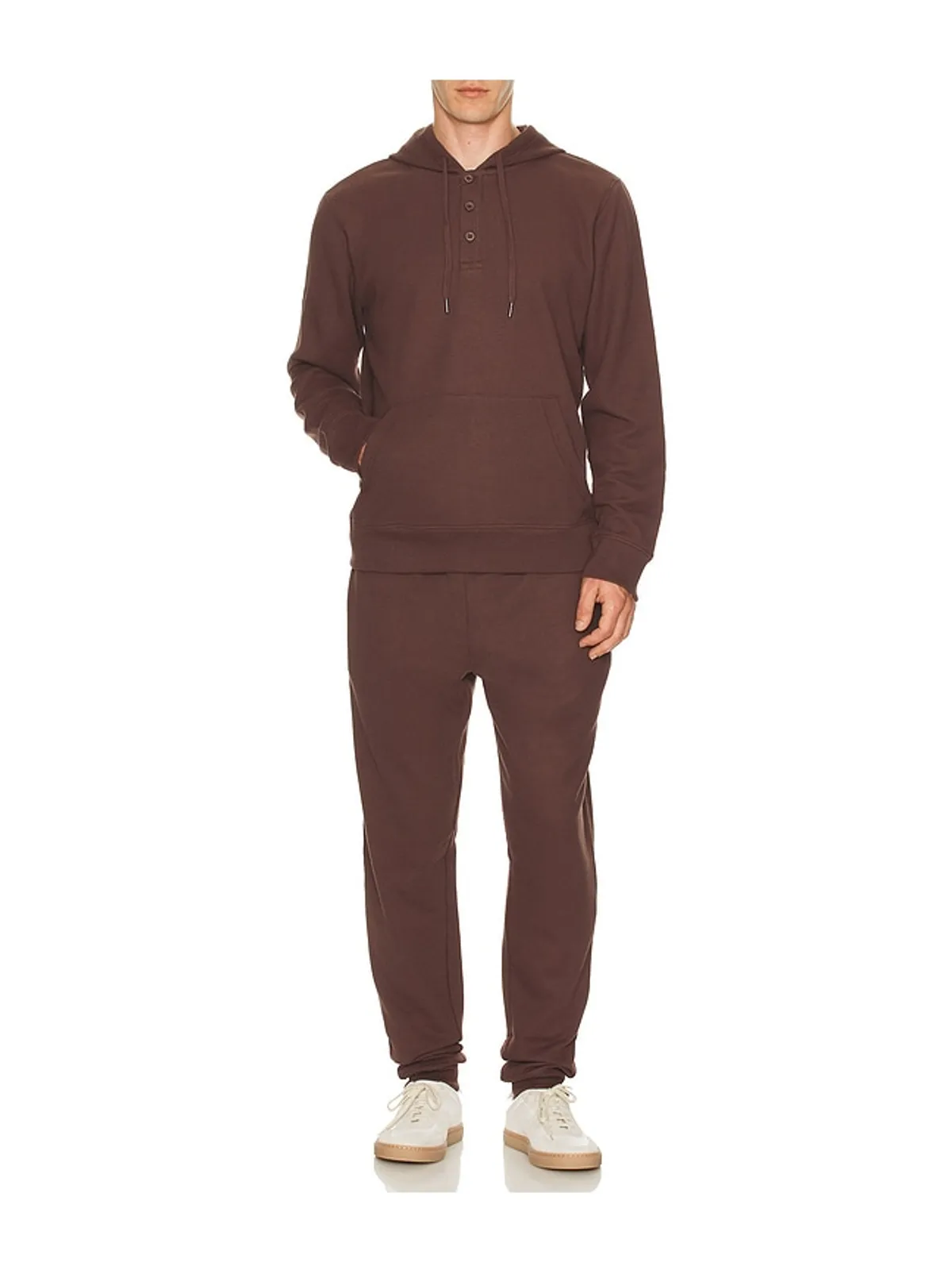 onia WAFFLE HALF BUTTON パーカー - 画像3