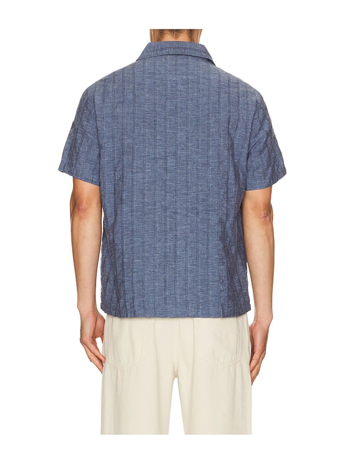 onia Cotton Linen Pop Over Shirt - 画像2