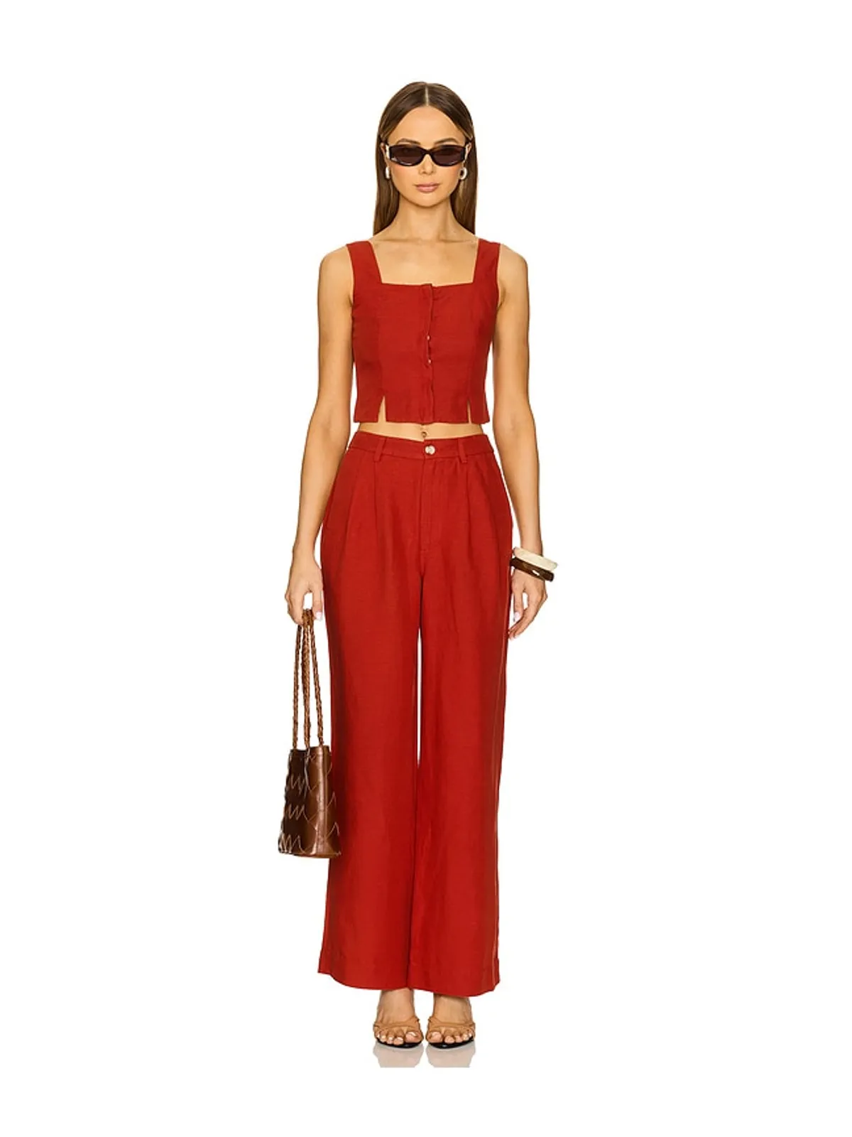 onia AIR LINEN スクエアネックトップ - 画像4