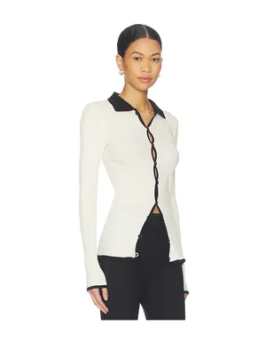 OperaSPORT LAURA トップ - Ivory,Black. - サムネイル2