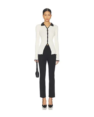 OperaSPORT LAURA トップ - Ivory,Black. - サムネイル4