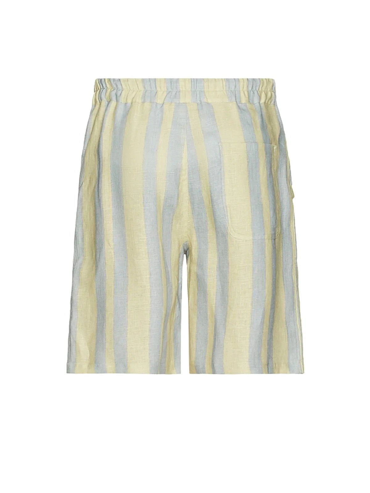 OAS MIST STRATA リネンショートパンツ - Blue,Yellow. - 画像4