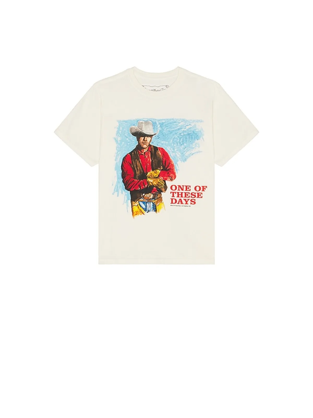 ONE OF THESE DAYS HEAVEN CAN WAIT Tシャツ - 画像4
