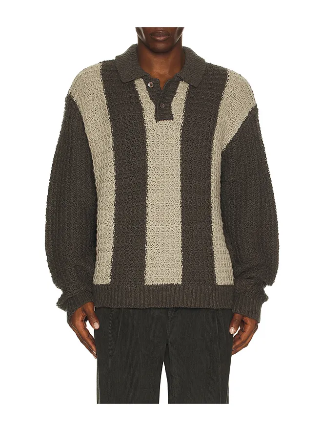 Obey Obey TEXTURED ラグビーポロシャツの商品画像