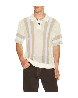 Obey SETH ポロセーター - Cream,Olive. - サムネイル1