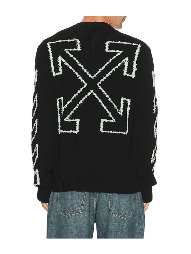 OFF-WHITE OFF-WHITE FUZZY KNIT セーターの商品画像
