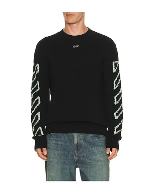 OFF-WHITE FUZZY KNIT セーター - サムネイル2