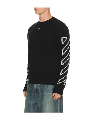OFF-WHITE FUZZY KNIT セーター - サムネイル3