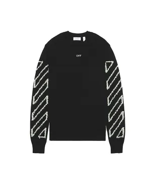 OFF-WHITE FUZZY KNIT セーター - サムネイル5