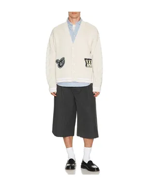 OFF-WHITE Star Logo Varsity Knit Cardigan - サムネイル4